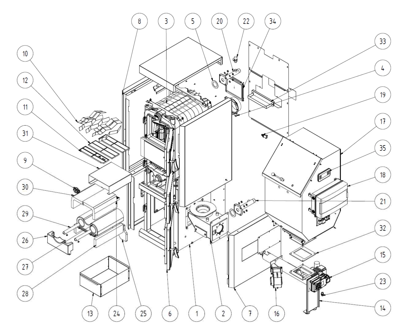 VIADRUS A3C 5 Klasse Pellet